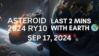 Last 2 mins of Asteroid 2024 RY 10  pearlsuniverse02  trending science astronomy [upl. by Auqcinahs]