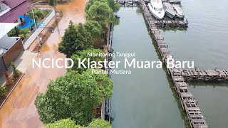 Monitoring Rencana Trase Pembangunan Tanggul NCICD Klaster Pantai Mutiara  DSDA 2020 [upl. by Bakerman577]