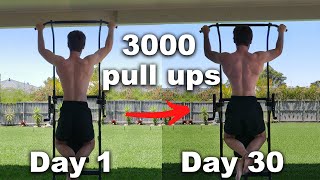 100 Pullups Everyday for a Month  Results  Skinny Transformation [upl. by Morey557]