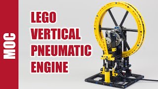 Lego Technic  Vertical Pneumatic Engine [upl. by Dahle995]