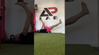 Hip Flexor and Hamstring Dynamic Opener Foam Roller rehabbymilos hipmobility [upl. by Wyn51]