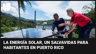 La energía solar un salvavidas para los habitantes de algunos municipios de Puerto Rico [upl. by Raimondo]