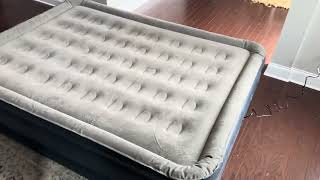 iDOO Queen Air Mattress with Built in Pump Review [upl. by Olcott]