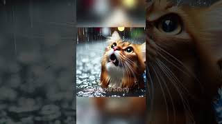 The Cat Who Braved the Storm 😿💔 cat shorts kitten funny catlover kitty catvideos sad [upl. by Varipapa]