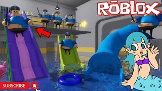 🌊¿LOGRAREMOS ESCAPAR DEL PARQUE ACUÁTICO DE BARRYS  ROBLOX🌊 [upl. by Erina]