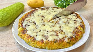 Einfach 3 Kartoffeln und 2 Zucchini reiben Leckeres Zucchini Kartoffel Rezept Günstig und einfach [upl. by Fallon298]