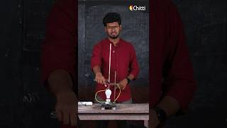 கண்ணாடி Current⚡️ அ கடத்துமா  Chitti in the School06 Heat vs Electricity Chitti Science [upl. by Dnalon427]