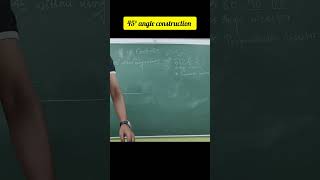 🎯45° angle construction studyhubbyiitians ytshorts construction viralshorts maths [upl. by Littell]