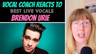 Vocal Coach Reacts to Brendon Uries Best LIVE Vocals [upl. by Enileqcaj]