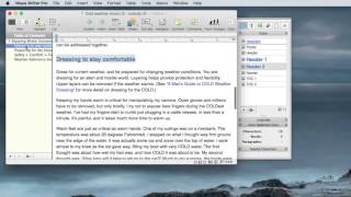 4 Nisus Writer Pro  Navigating amp Organizing [upl. by Goren]