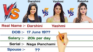 Darshini Gowda vs Yashmi Gowda vs Raksha Gowda Comparison 2023 [upl. by Zurc]