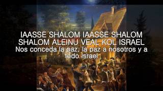 Oseh Shalom עֹשֶׂה שָׁלוֹם SUBTITULADO LETRA HEBREO ESPAÑOL [upl. by Terryl383]