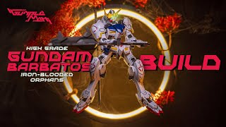 HG Gundam Barbatos IronBlooded Orphans  ASMR BUILD  BANDAI  4K [upl. by Dante]