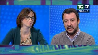 Salvini insulta Quartapelle Ma sa che lei è squallida [upl. by Eiramllij994]