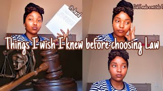 Things You Should Know Before Choosing LAW UNISA LAW STUDENT [upl. by Ahcim695]