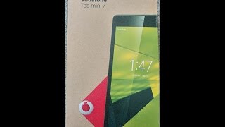 Vodafone Tab Mini 7 Unboxing [upl. by Ahsilac113]