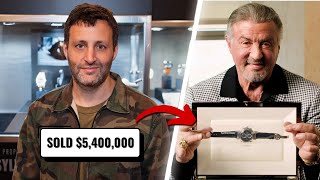 Sylvester Stallone Sells Iconic Watch for 5 Million at Sothebys Auction [upl. by Ahsiled]