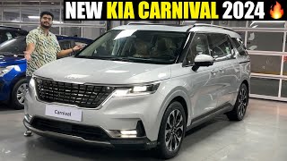 New 7 Seater Kia Car🔥  Kia Carnival 2024  Walkaround with Price [upl. by Atteuqehs630]