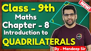 Class  9th Ex  8 Intro Quadrilaterals Maths New NCERT CBSE [upl. by Asseral]