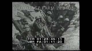 World War One Trench Fighting 22040805  Footage Farm [upl. by Eelrebma]