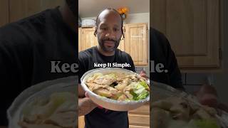 Keep Your Diet Simple keepitsimple grilledchicken salad fitover40 gainz eattolive beginners [upl. by Cazzie]