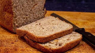 Easy and Delicious Whole Grain Bread Recipe using Bread Machine [upl. by Ainotna]