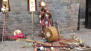 Traditional Inca music being played in Cuzco [upl. by Ynettirb]