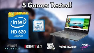 Intel UHD 620  i7 8250u in 15 games  20232024 [upl. by Eylsel785]