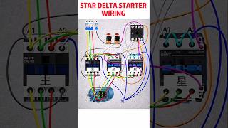 Star delta starter wiring electrical electric electrician starter RLElectrical [upl. by Gib]