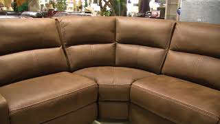 Manwah X5168 Power Reclining Sectional with Power Headrests at Big Sandy Superstore [upl. by Wimsatt61]