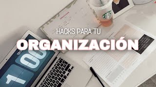 CÓMO ME ORGANIZO🙋🏻‍♀️ Hacks para llevar una vida más enfocada en tus objetivos 🥰 lachamaa [upl. by Aitas]