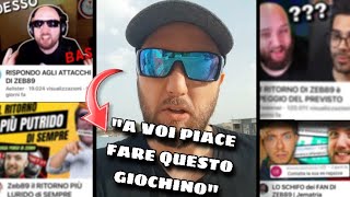 ZEB89 RISPONDE ALLE VARIE ACCUSE DEGLI YOUTUBER [upl. by Efthim]