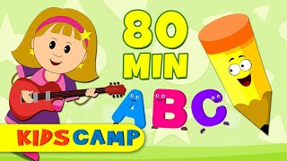 ABC Song  More Nursery Rhymes And Kids Songs by KidsCamp [upl. by Lisk]