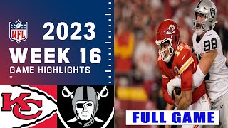 Kansas City Chiefs vs Las Vegas Raiders FULL GAME WEEK 16  NFL Highlights Today [upl. by Ettenirt]