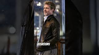 Pitt amp Clooney’s New Thriller 🎥 movie trendingnews bradpitt georgeclooney wolfs shorts [upl. by Lierbag]