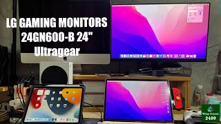 รีวิว จอ LG GAMING MONITORS 24GN600B 24quot Ultragear [upl. by Broeker791]