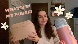 ASMR  Whats In My Purse 👜 [upl. by Norej]