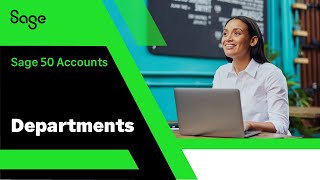 Sage 50 Accounts UK  Departments [upl. by Siddra373]