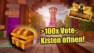 GrieferGames  über 100 Vote Kisten öffnen [upl. by Druci]