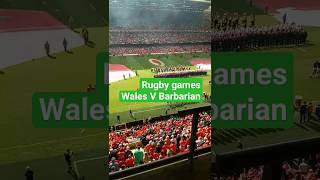 Rugby Games Wales V Barbarian shortvideo rugby highlights [upl. by Pet661]