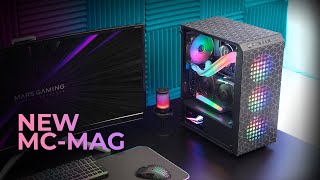 Caja Gaming ATX con Doble Rejilla Magnética y 3 Ventiladores Fixed RGB MCMAG  Mars Gaming [upl. by Ahsinroc]