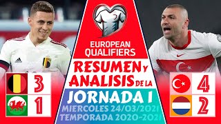 Eliminatorias EUROPA QATAR 2022 🏆 Resumen BELGIUM vs WALES 31 GOLES ⚽️ World Cup Qatar 🔥 [upl. by Irmo]