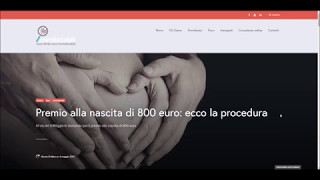 Bonus mamma futura di 800 euro o premio di natalità ecco come fare domanda online [upl. by Enej635]