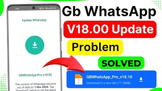 How To Update Gb WhatsApp v1810  Gb WhatsApp Latest v1810 Update  Gb WhatsApp Update [upl. by Casey17]