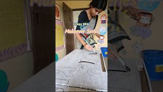 Class UKG Makeover Series Episode 02🩷 shorts school art painting decor class drawing vlog [upl. by Leagiba647]