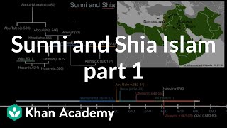 Sunni and Shia Islam part 1  World History  Khan Academy [upl. by Dahle]