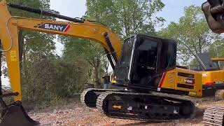 Sany Sy135c China Original Used Excavator [upl. by Ahsekat572]