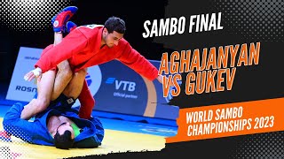 AGHAJANYAN Aram vs GUKEV Ramed World Sambo Championships 2023 [upl. by Notlrac]