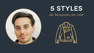 5 styles de BLOUSONS en CUIR  Sape M’en Cinq 5 [upl. by Irep]