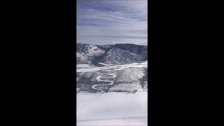 Canadair Regional Jet CRJ700 Cabin View Takeoff Aspen Colorado KASE [upl. by Clayborne]